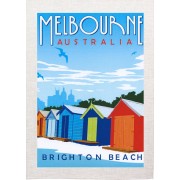Brighton Beach Boxes Tea Towel